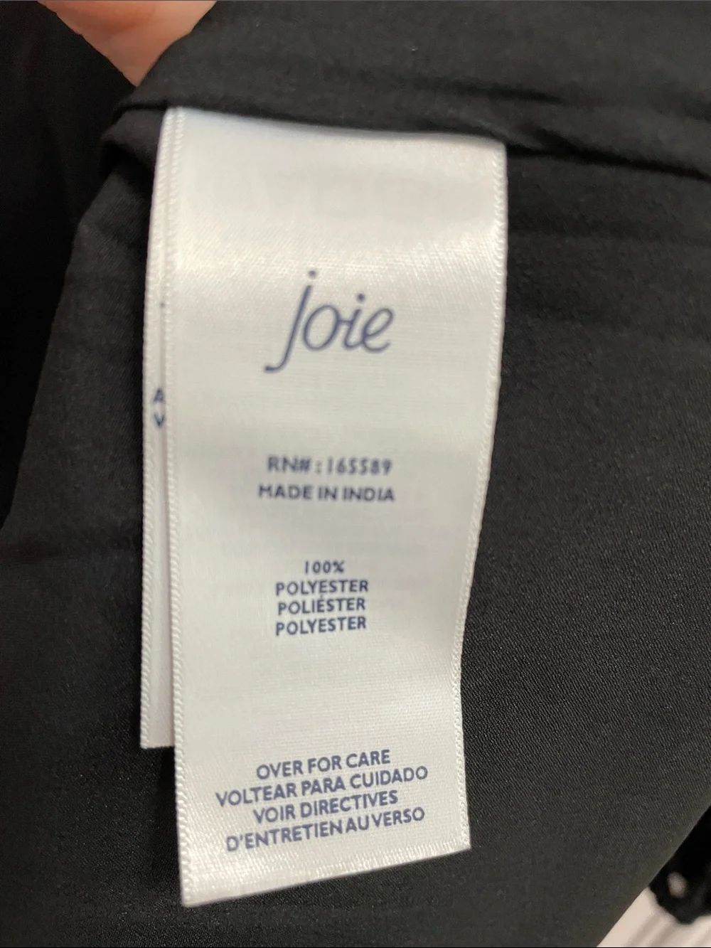 JOIE Dark Romantic Black Sheer Sleeve Dress Size XL